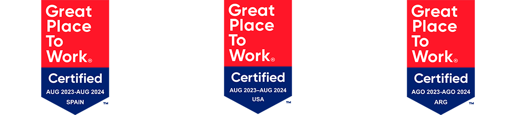 Recently, Terra was recognized as a Great Place to Work across borders due to our efforts to create an outstanding employee experience inthe U.S., Spain, and Argentina.